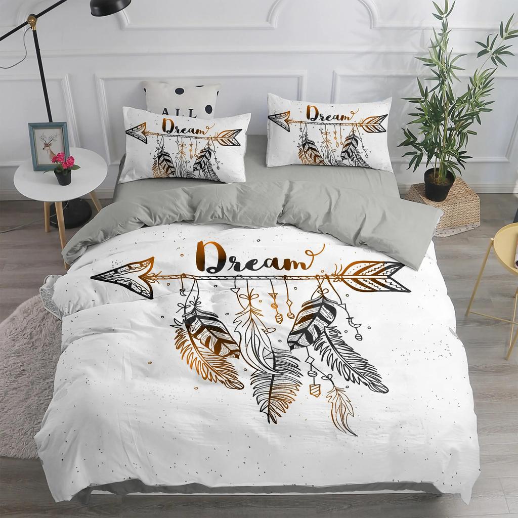 Dream Catcher Bedding Set Bohemian Duvet Cover Queen 240x220 Ethnic Quilt Cover Single Double King Comforter