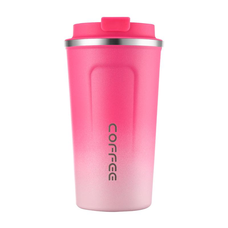 3rd Gen Stainless Steel & Silicone Insulated Coffee Cup - Portable, Stylish Business Gift with Logo Printing