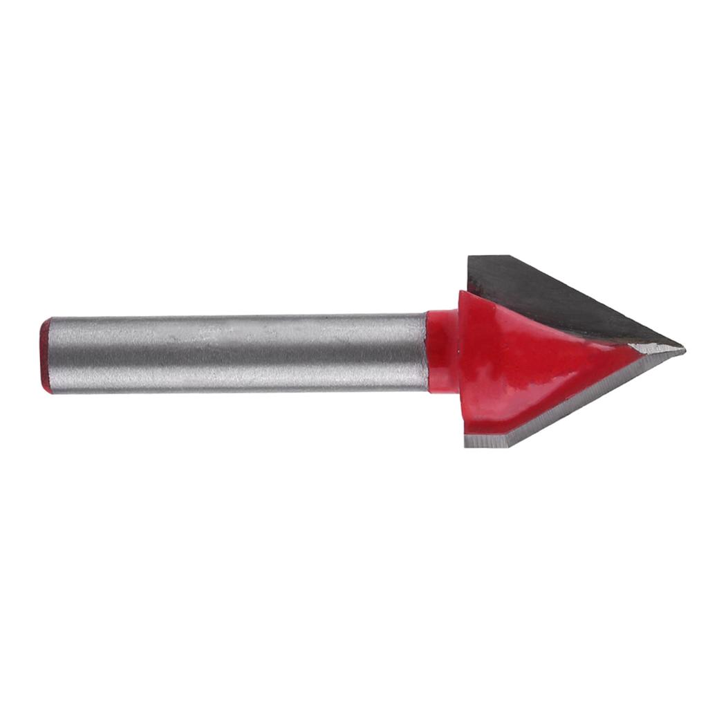 Router CNC pentru prelucrarea lemnului din oțel tungsten Bit de ascuțire Instrument de tăiere VGroove, arbore de 6 mm (6*16mm*60 de grade )