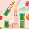 Carotene Cherry Red Color-Changing Lip Balm - Moisturizing, Temperature-Sensing, Non-Stick, Bare-Faced Lipstick for Students