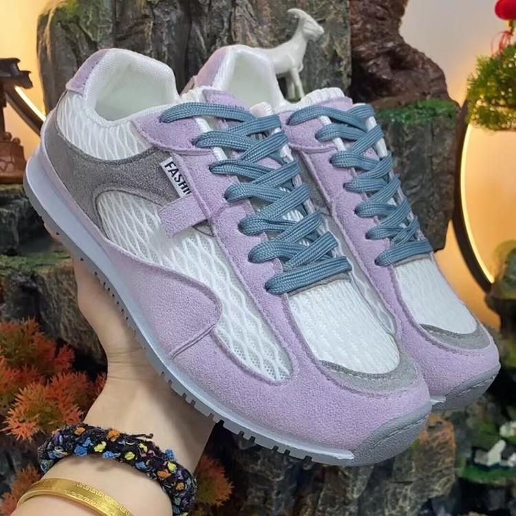 Mesh breathable casual versatile Forrest Gump shoes 2025 summer new lightweight niche ins tide German training sports shoes women
