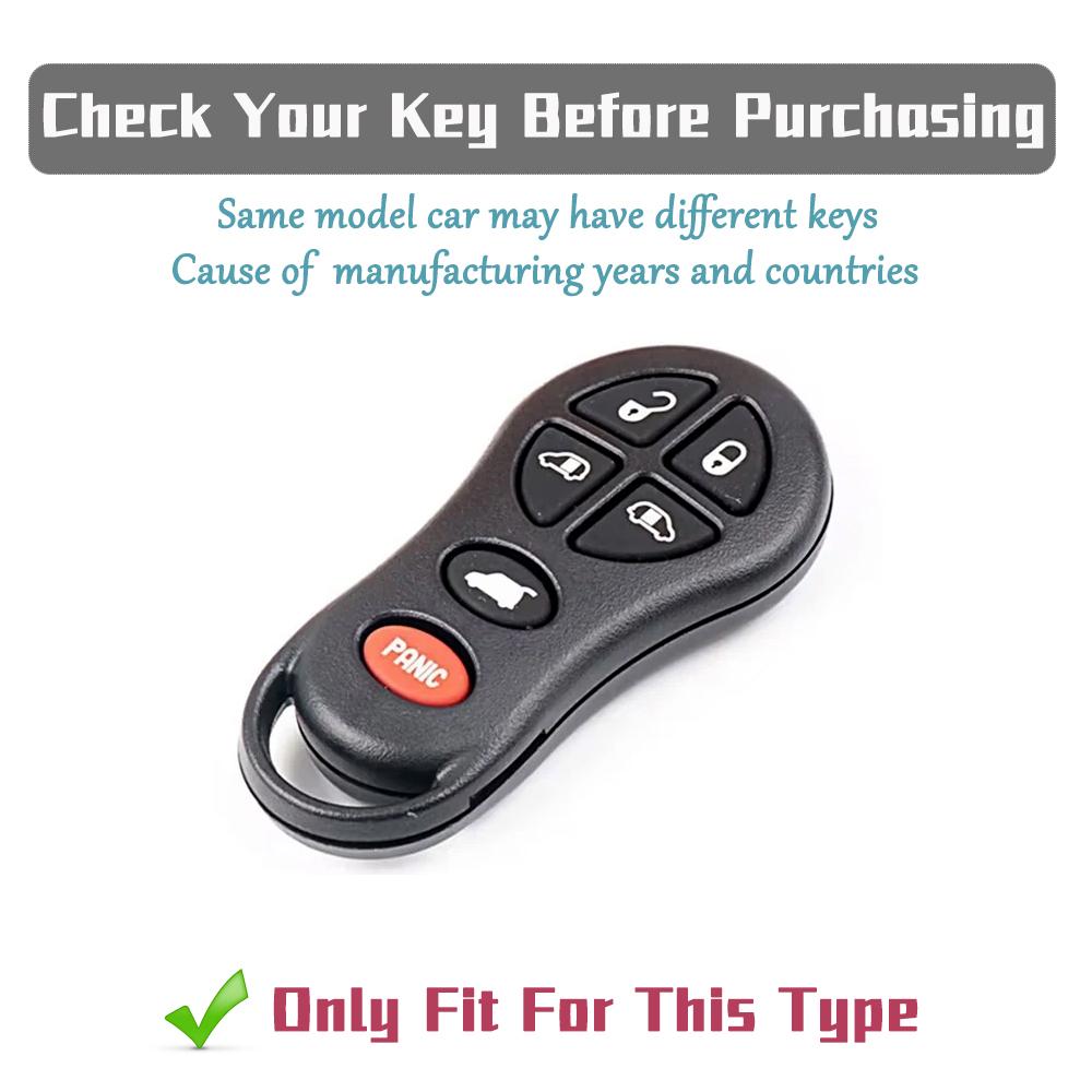 Soft TPU Car Key Fob Case for Dodge Ram Jeep Cherokee Chrysler Voyager Cruiser Dakota Anti-Scratch Remote Key Cover Keychain