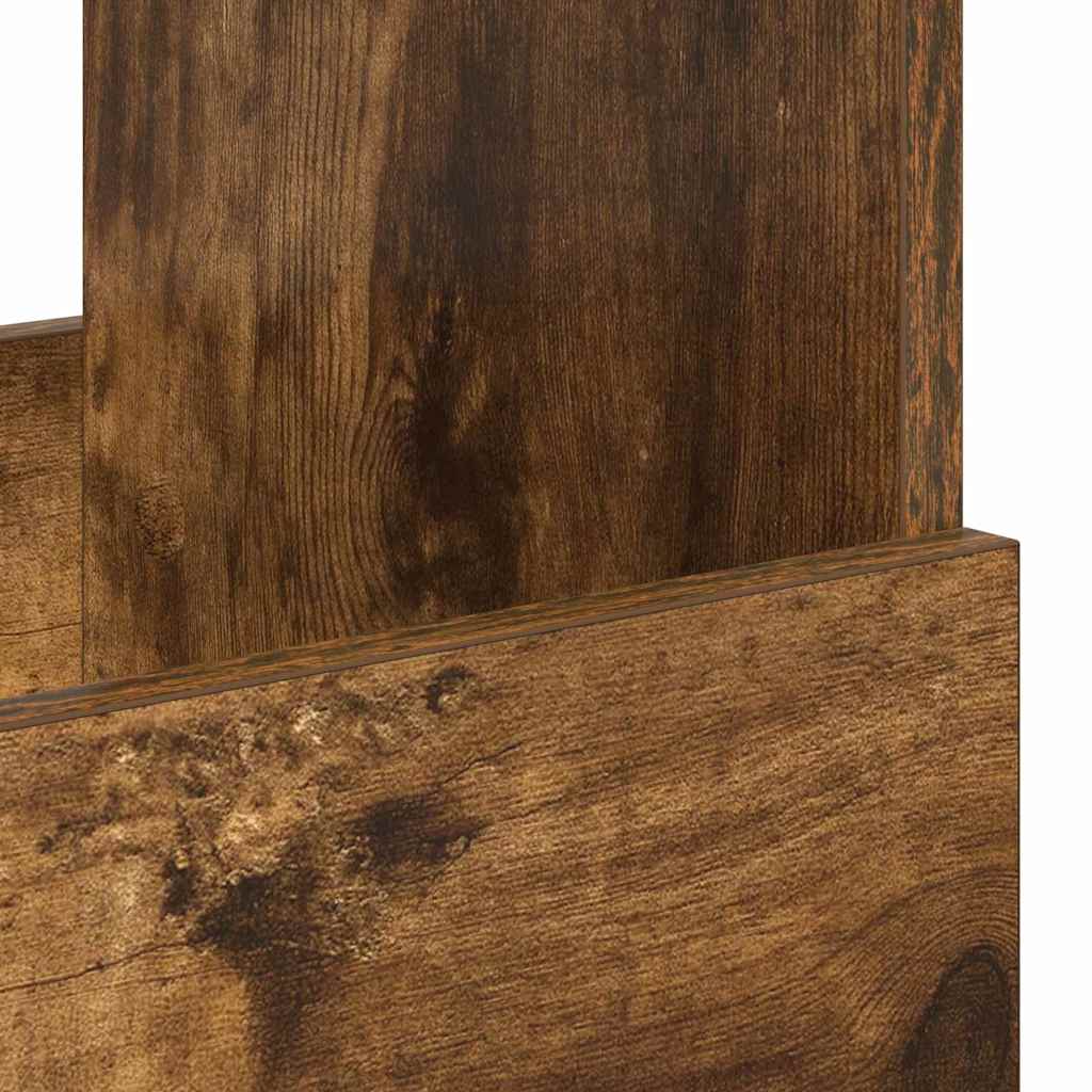 Magazine Shelf Smoked Oak 35 x 30 x 45 cm