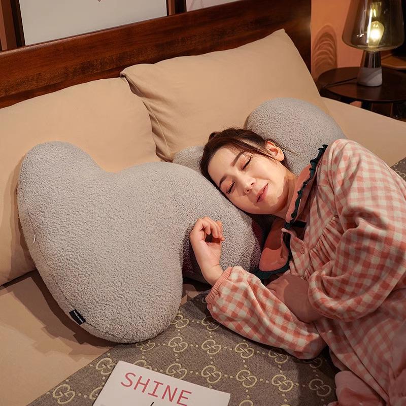 New Wave Plush Body Pillow for Side Sleepers - Long Pillow for Girls, Pregnant Women & Sofa Backrest