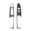 2Pcs Carbon Fiber Interior Door Control Cover Trim For Ford Mustang 2001-04