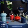 Creative Castle Ceramic Storage Jar Living Room Decoration Scented Candle Storage Jar Gift Candy Porcelain Tank Home Decoration