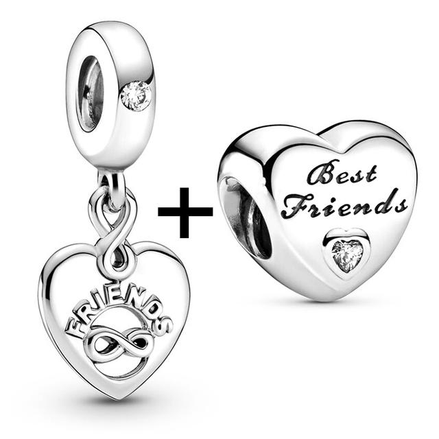 

2 шт./лот, 45 стилей, «Дерево», Луна, Звезда, река, два в одном, подвески, бусины, подходят для оригинального брендового браслета «сделай сам», ожерелья для женщин, ювелирные изделия 2pcs