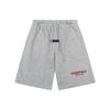 Essentials Herren Lockere Übergroße Baumwoll-Sportshorts Kordelzug Sommer Streetwear Knielange Jogginghose