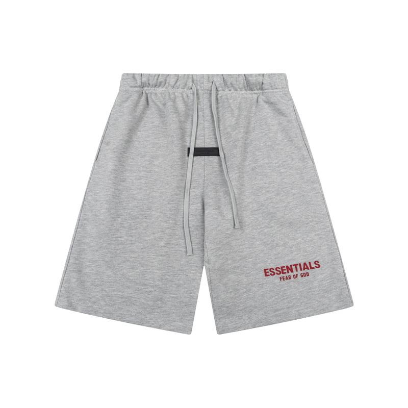 Fear of God Essentials Heren Losse Oversized Katoenen Sportshorts Trekkoord Zomer Streetwear Knie-lengte Joggingbroek M