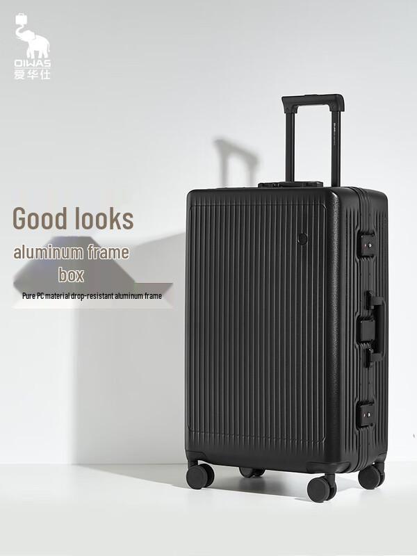 OIWAS 28-inch Aluminum Frame Hardside Luggage