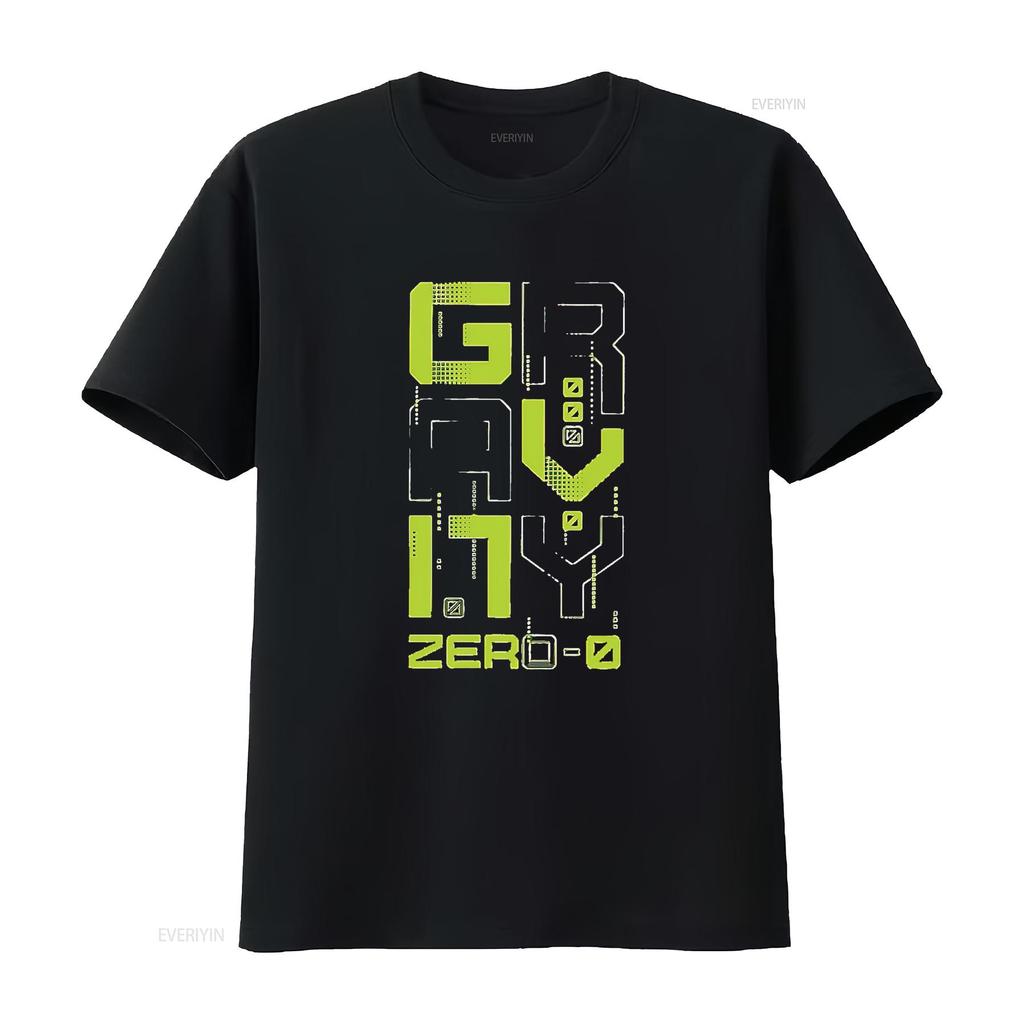 Zero Gravity 6 Retro Electric Green Black Design Sneaker Passendes T-Shirt vintage Gewaschen Mann Stilvoll Unisex