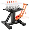 Dirt Bike Lift Stand, Motorcycle Jack Lift Stand 440 Lbs Capacity and Hydraulic Lift Operation, Adjustable Height Hoist Table