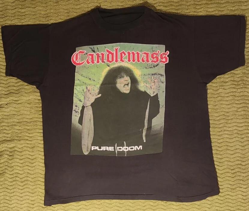 

Candlemass Band Black T-Shirt Cotton Full Size Unisex S-5XL Unisex T-Shirt XXXL