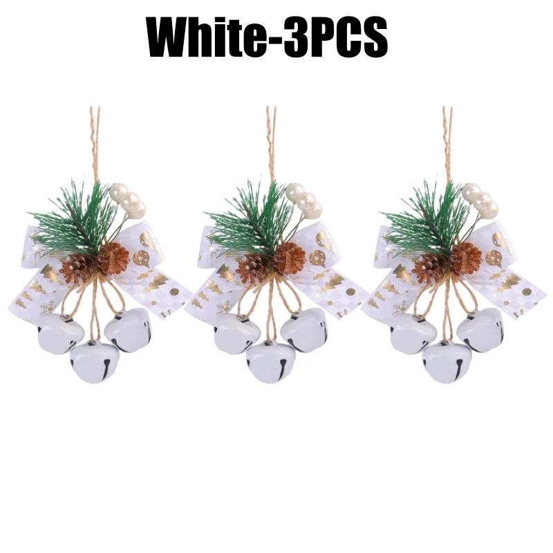 Christmas Bell Ornaments for Christmas Tree Jingle Bell Christmas Tree Hanging Decorations Cute Party Home Craft Bells Gifts