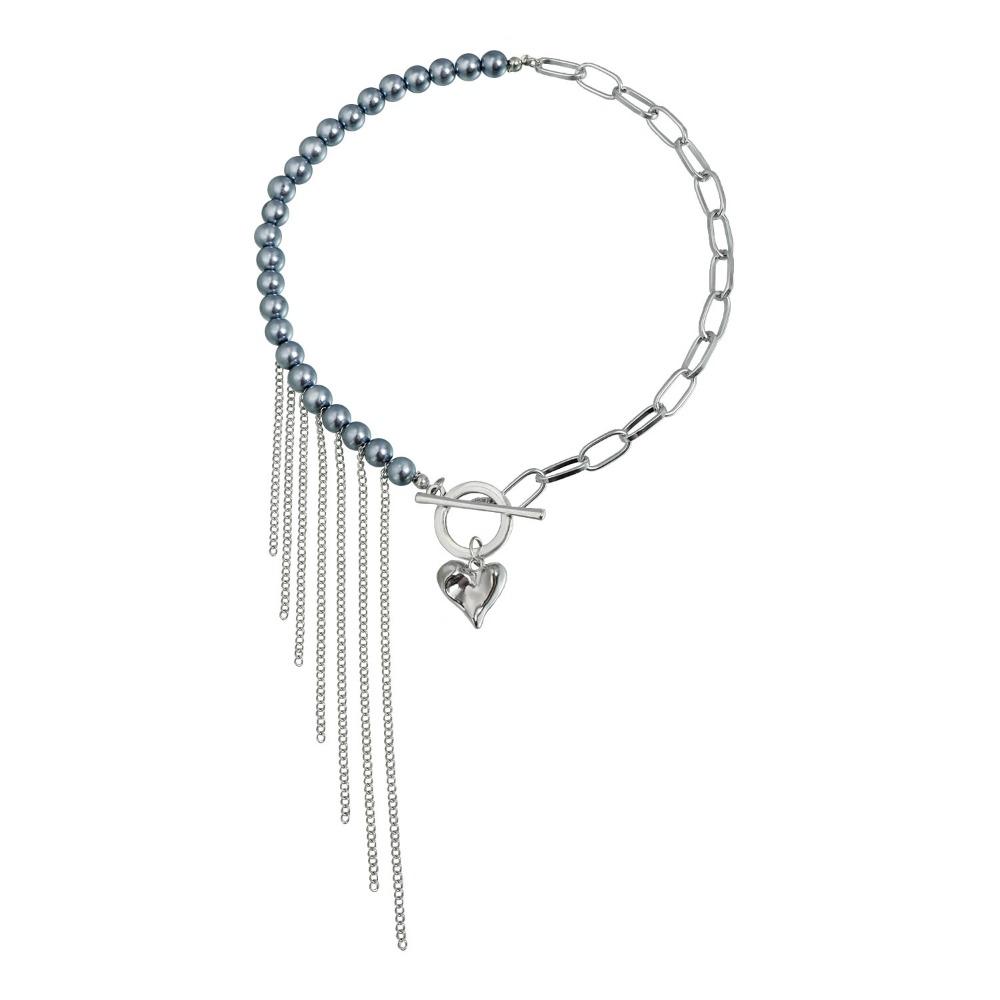 

Alloy Geometric Charm Necklace Irregular Tassel Collar Choker Luxury Clavicle Chain Gift Style-4