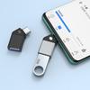 45 Degree Type C to USB3.0 Adapter Data Transmission Connector with Indicator Compatible for Mobile Phone Laptop Tablet