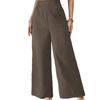 Women's Fashionable Casual Wide Leg Pants And High Waisted Pants