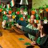 Unique Wood Embellishment Set of 24pcs Patrick's Day Doll Pendants for Holiday Decorations and Irish Celebrations