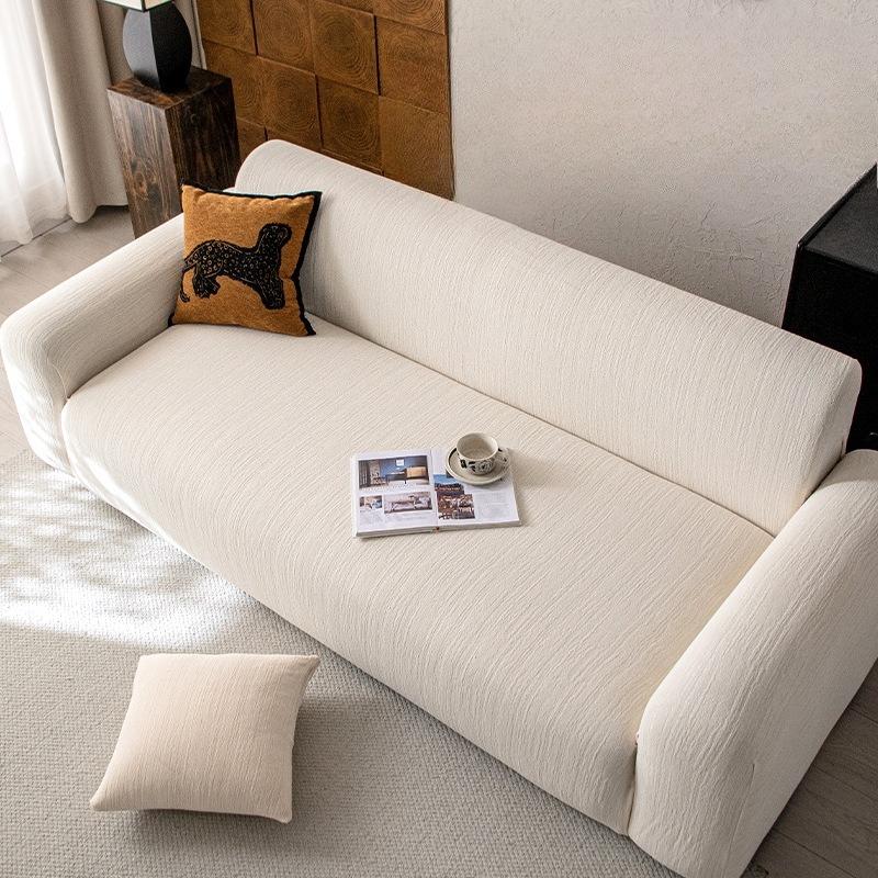 New Solid color Chenille Full Cover Sofa Cover Dust Proof and Stain Proof Integrated Protective Cover All Season Universal Anti Slip Seat Cushion