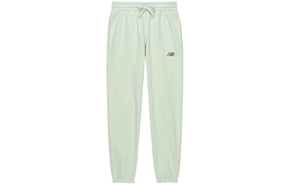 New Balance Трикотажные брюки унисекс Зеленые Брюки со средней манжетой UP21500-SRV U1