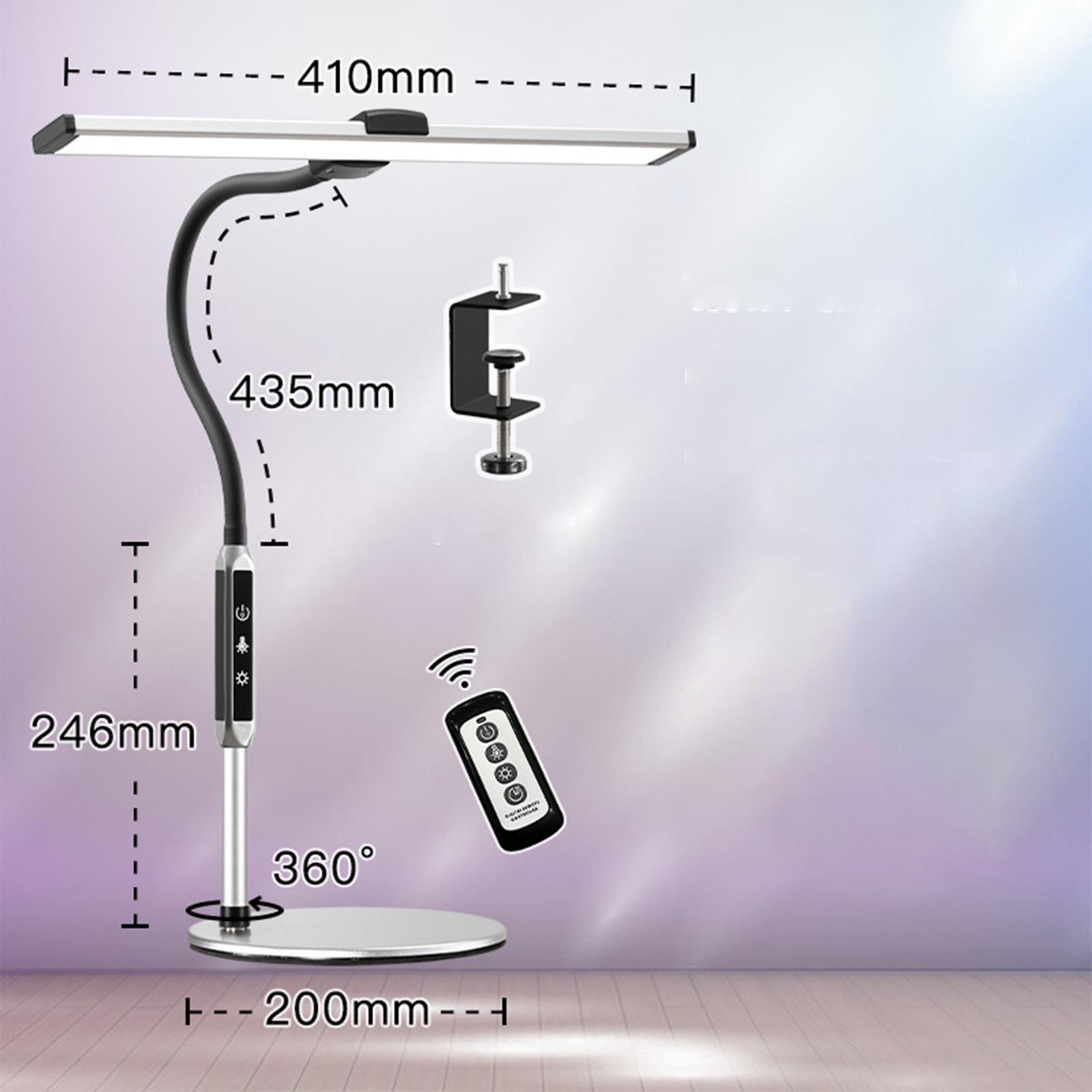 

15 Вт поверхностный источник света креативная защита глаз настольная светодиодная лампа для работы за компьютером с регулировкой цвета креативная настольная лампа серебряный