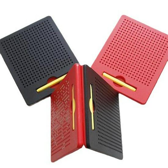 Children's Magnetic Drawing Board with 380 Steel Balls and Magnetic Beads