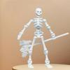 3D Printed Dancing Skeleton Aquarium Bubbler Movable Skeleton Fish Tank Bubbler  Fish Landscaping