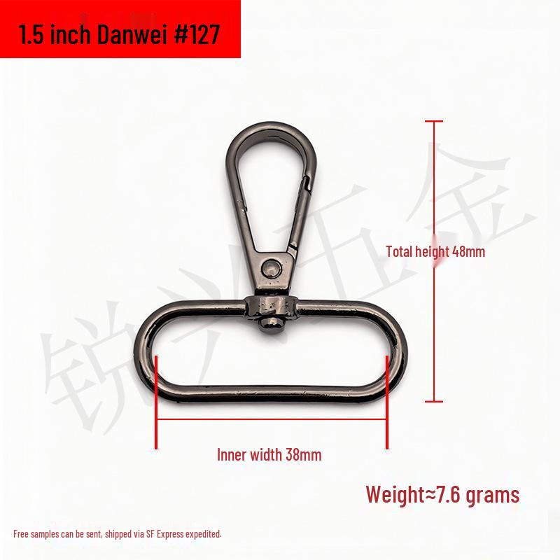 Zinc Alloy Metal Dog Leash Buckle and Luggage Strap Hook