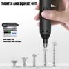 Intelligent Cordless Power Screwdriver USB Rechargeable Screwdriver For DIY Projects Remote Control Model Maintenance