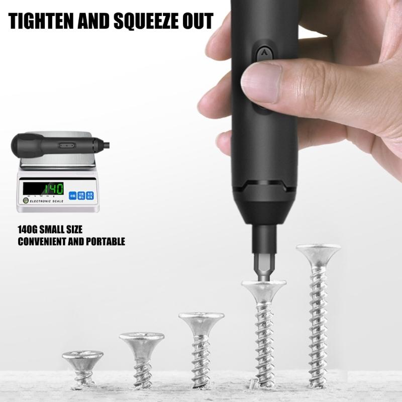 Intelligent Cordless Power Screwdriver USB Rechargeable Screwdriver For DIY Projects Remote Control Model Maintenance