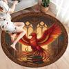 Magic Elf Round Area Rug,Carpet Rug for Living Room Bedroom Sofa Playroom Decor,Non-slip Floor Mat