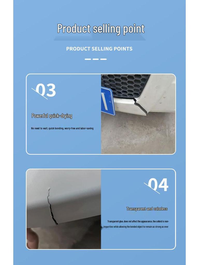 Car Plastic Adhesive for Electric Vehicle and Bumper Repair