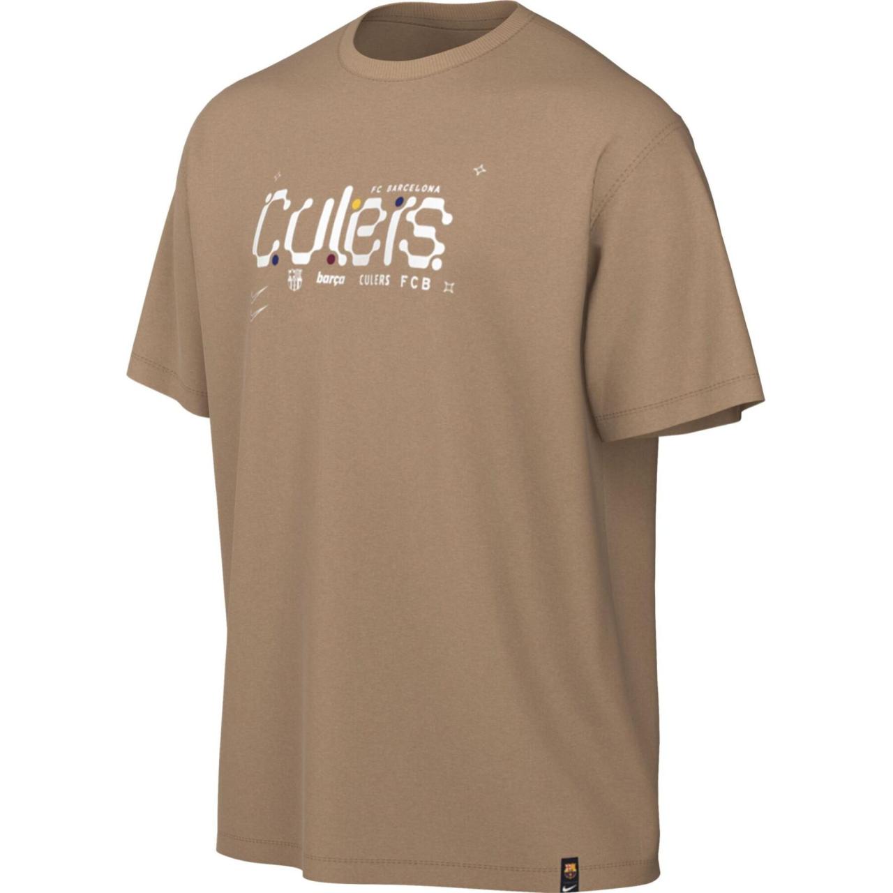 

Nike Футболка для футбола с принтом букв, круглым вырезом, коротким рукавом, мужские топы, хаки DZ3655-277 L