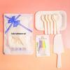 Disposable Plastic Cake Dessert Set