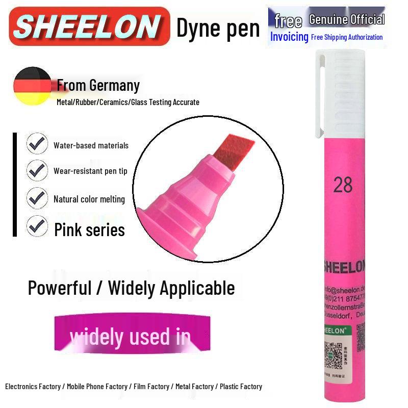 Dyne Pen SHEELON Pink Series Surface Tension Tester