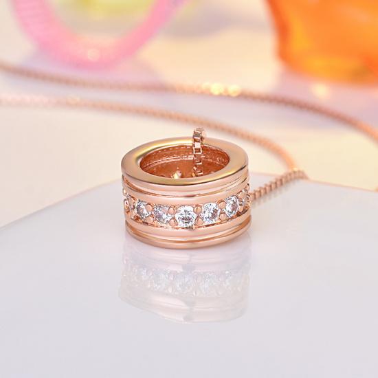 925 Sterling Silver Moon Necklace Pendant Zircon For Women Fashion Exquisite Student Girlfriend Jewelry Accessories Heart GiftGood Product