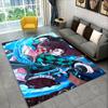 Kamado Nezuko Demon Slayer Anime Area Rug,Carpet Rug for Living Room Children Bedroom Sofa Doormat Decor,Kid Non-slip Floor Mat