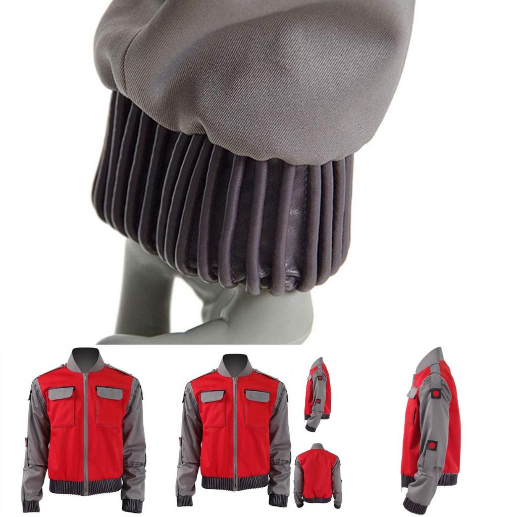 Chaqueta Mardi de Alta Calidad Regreso al Futuro Disfraz Cosplay para Adultos