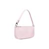 By Far Rachel Vintage Crocodile Pattern Solid Color Zipper Closure Leather Underarm Shoulder Bag Women bags Pink 20CRRCLSPIDMED
