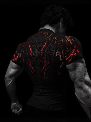 Breathedivinity Men's Quick-Dry Elastic Training T-Shirt - Trendy, Short Sleeve Fitness Wear