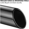 A-KARCK Exhaust Tips Black Chrome 3" Inlet, Muffler Tip with Never Fading and Peeling Coating, 3" Inlet to 4" Outlet 12" Long