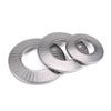 304 Stainless Steel Serrated Single-Sided Anti-Slip Lock Washer, Disc/Saddle Type, Sizes M3-M8