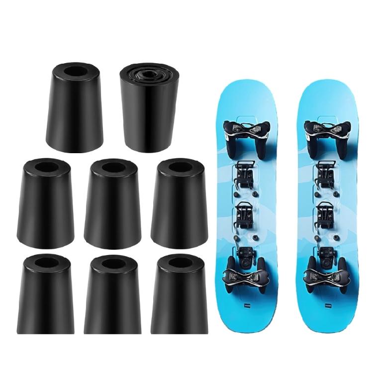 8pcs Vertical Ski Clothes Wall Support Space Saving Ski Equipment Rack Snowboard Holder for Home And Retail Use