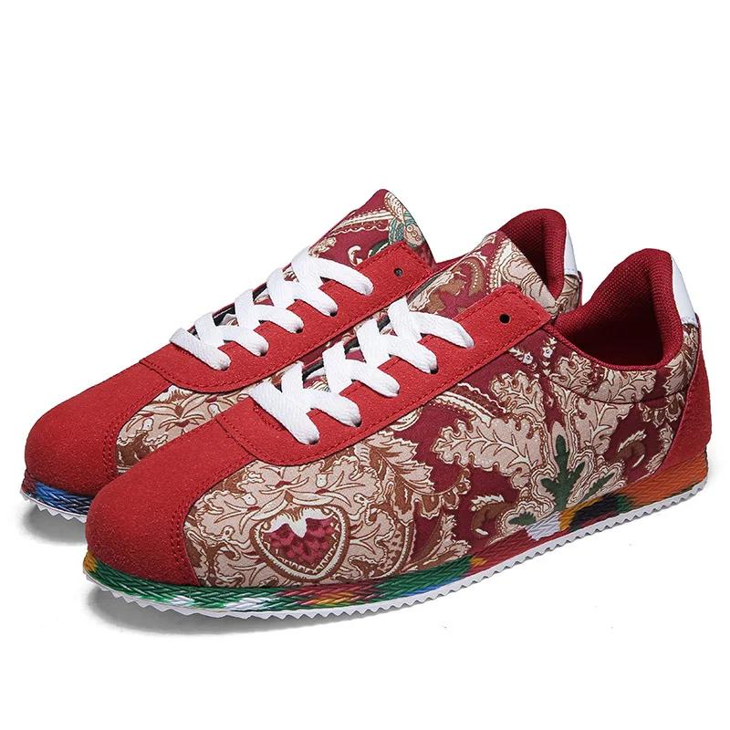 Designer Men's Casual Shoes Graffiti Printed Canvas Shoes for Men High Quality Breathable Running Shoes Lightweight Men Sneakers