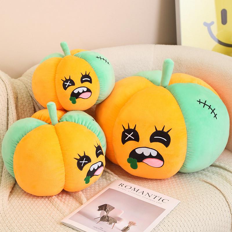 Zombie Delightful Pumpkin Stuffed Toy Halloween Kids Room Decor Gift Children