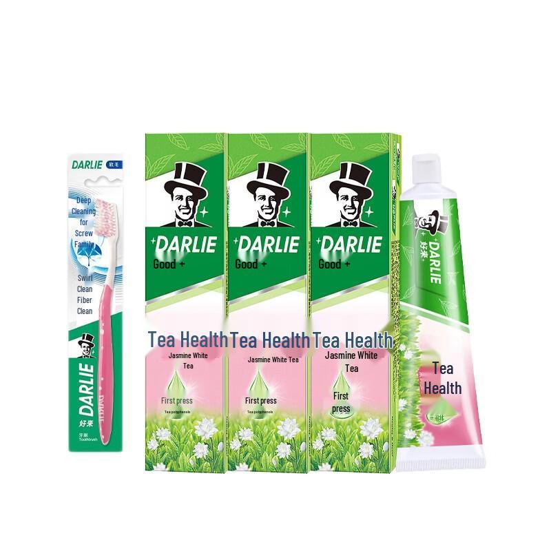 Hawley Tea Care Jasmine White Tea Toothpaste with Toothbrush