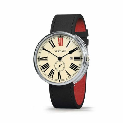 

NEWGATE IWAWP Small Second Date Vintage Stainless Steel Watch WWLSHPPS020LK Men s Black