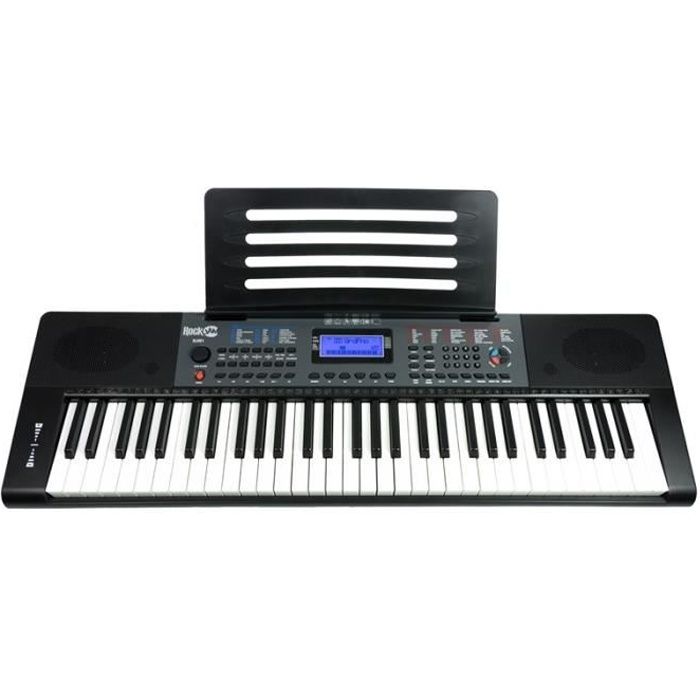 Piano électronique - RockJam - RJ461 - 61 touches - 300 instruments - 300 rythmes
