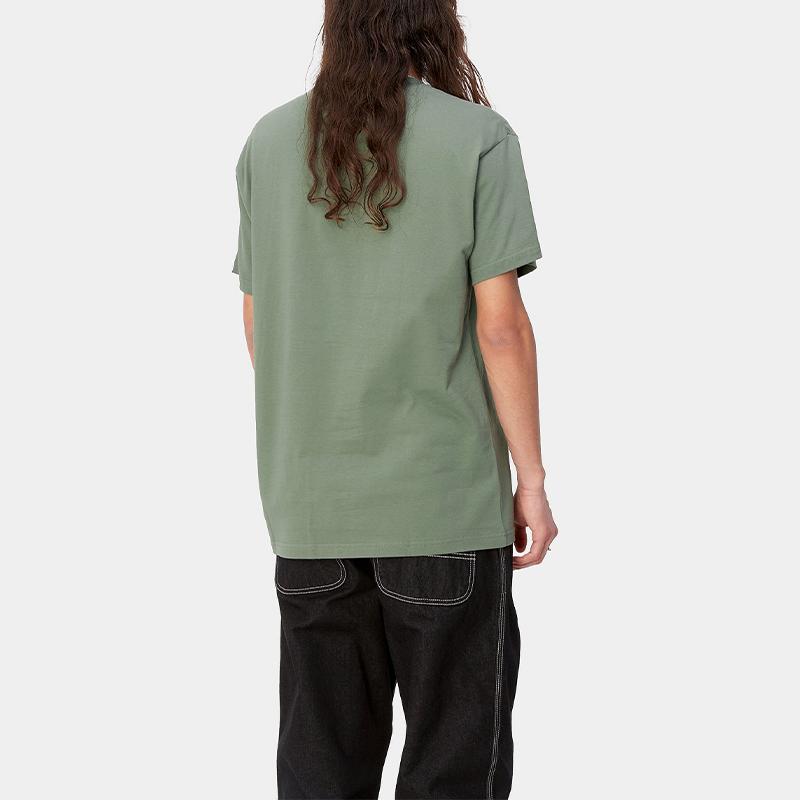 Carhartt WIP S/S Motor T-Shirt Loose Fit Graphic Print Crew Neck Short Sleeve T-Shirt Unisex T-shirts Green I033167-1YF-XX