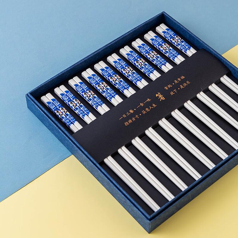 Jingdezhen Ceramic Blue and White Porcelain Chopsticks